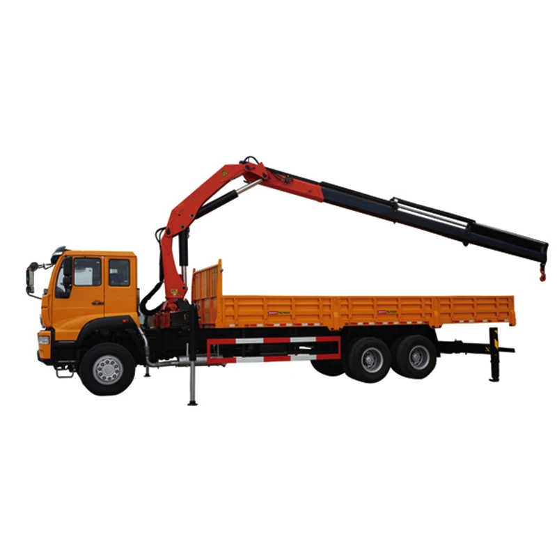 Hydraulic 5tons Truck Mounted Crane SPS12500B 4*2lhd 4-section