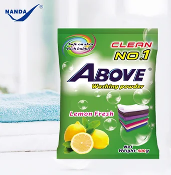 Experience Exceptional Cleaning Power High Quality Lemon Flavored Laundry Detergent Washing Powder