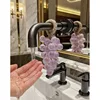 Purple crystal grape soap-with foaming net
