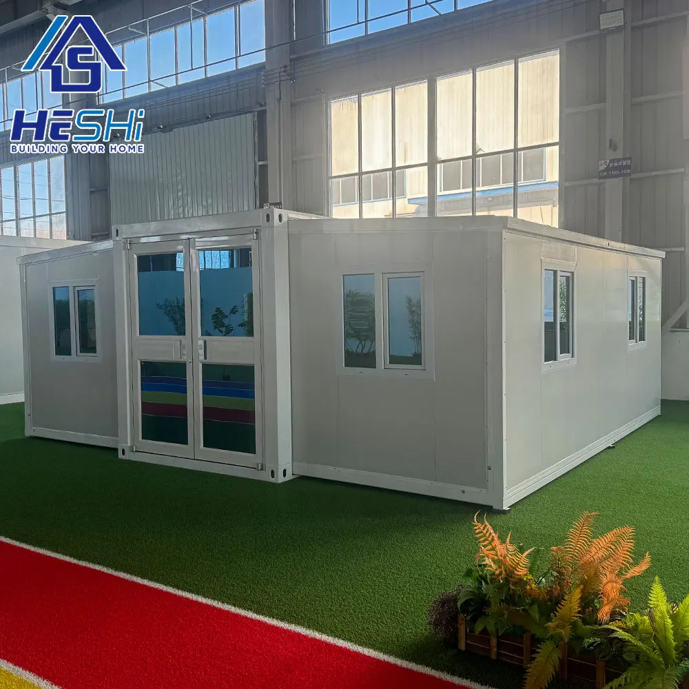 40ft 20ft Waterproof Moveable Prefab Luxury Villa 2 3 4 5 Bedroom Light