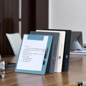 Wholesale Customizable A4 Leather Writing Board Signature Contract Document Folder Writing Pad Filing Folder Menu Board