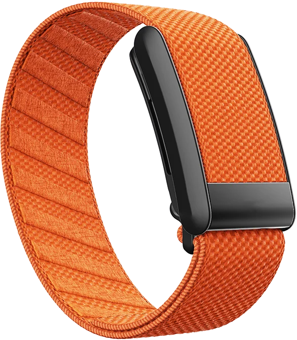 Luxe Onyx Stainless Steel Watch Band with Gold Superknit Breathable Nylon Material for WHOOP