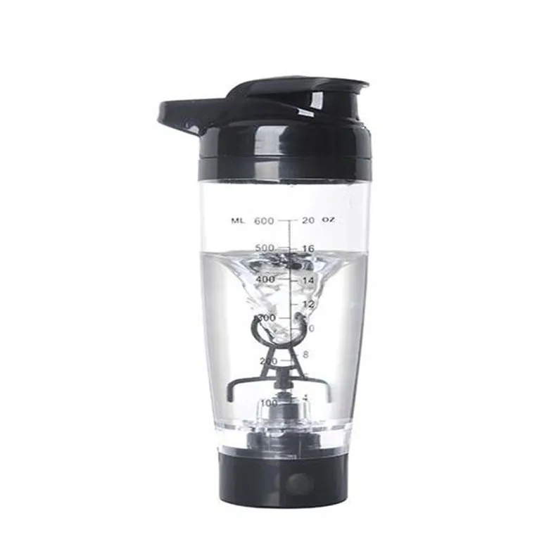 600ml batteria di plastica proteina shaker elettrico bottiglia per vortice  mixer