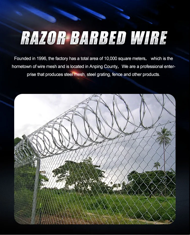 Double Razor Wire Wholesale Ss Double razor Wire Barbed Wire Coil razor Wire Roll ...