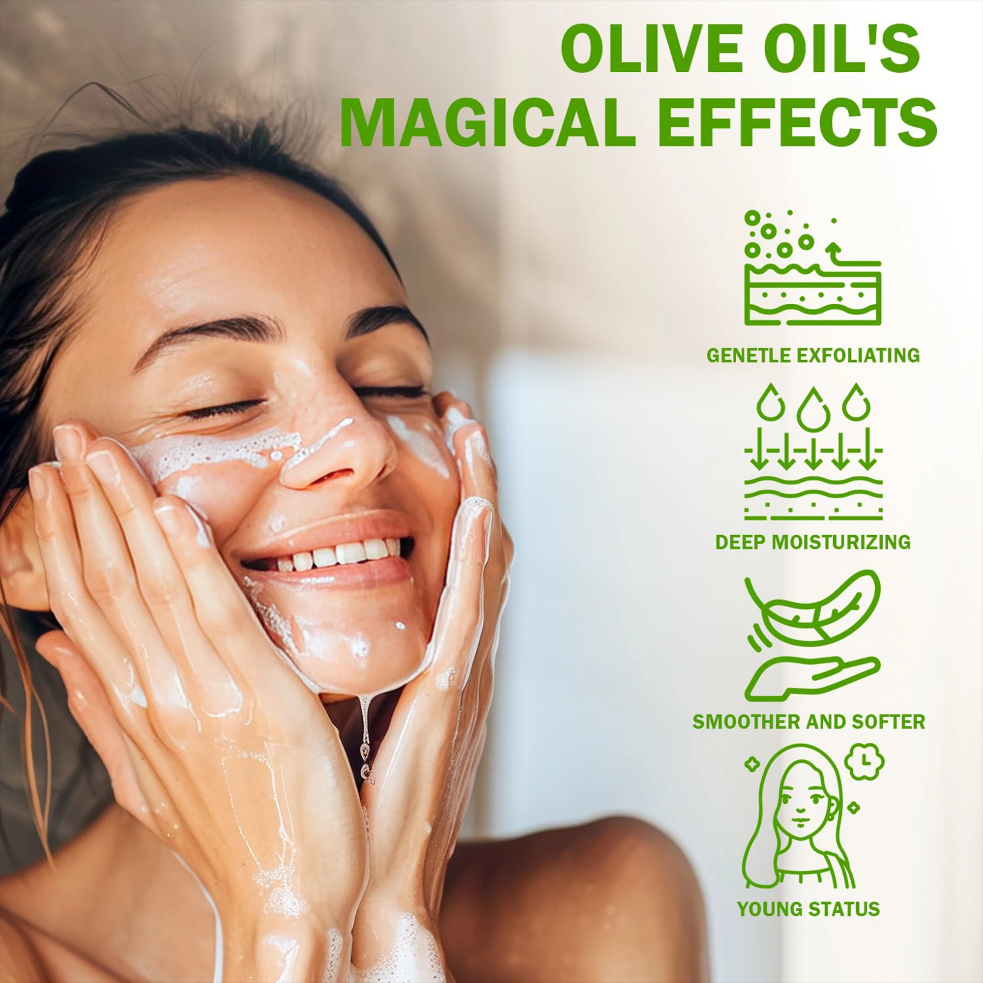Super Moisturizing Bar Soap Handmade Soap Deep Moisturizing and Nourishing Olive Oil Soap