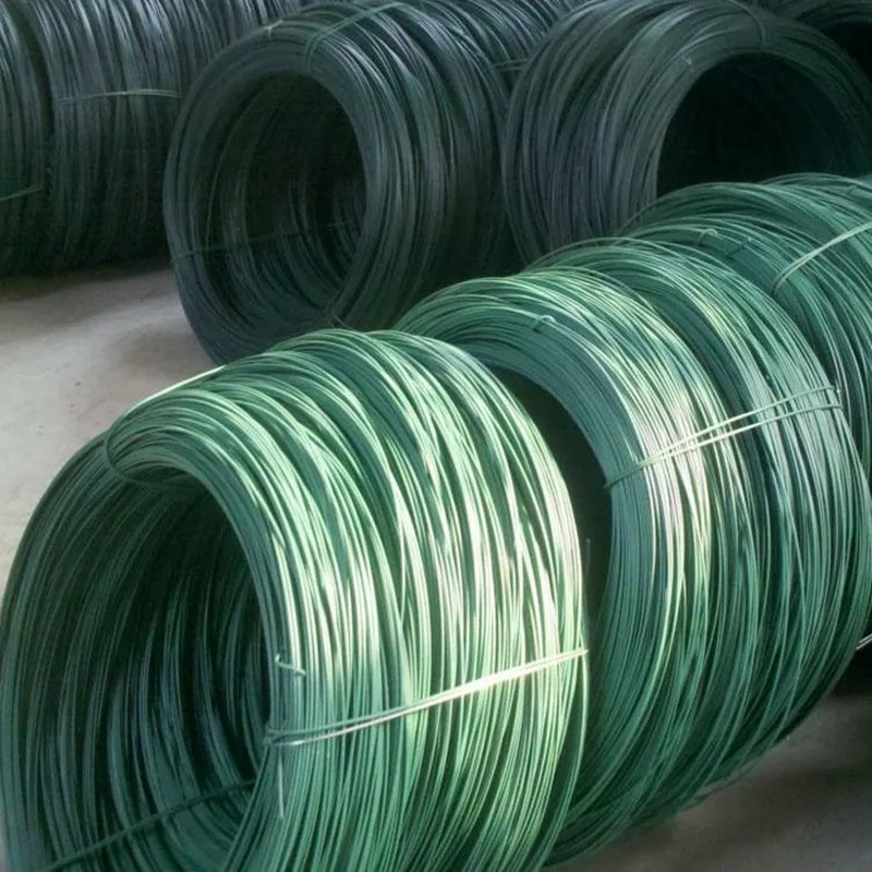Top Quality Green PVC Coated Iron Binding Wire for Constuction