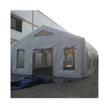 White Potable Inflatable Wedding Tent Air Inflatable Camping Winter Tent Waterproof