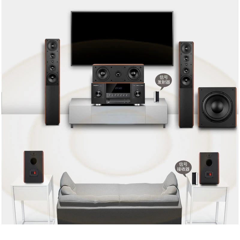 1600w Highpower 5.1 Amplifier Hd Home Theater System Set Home Living