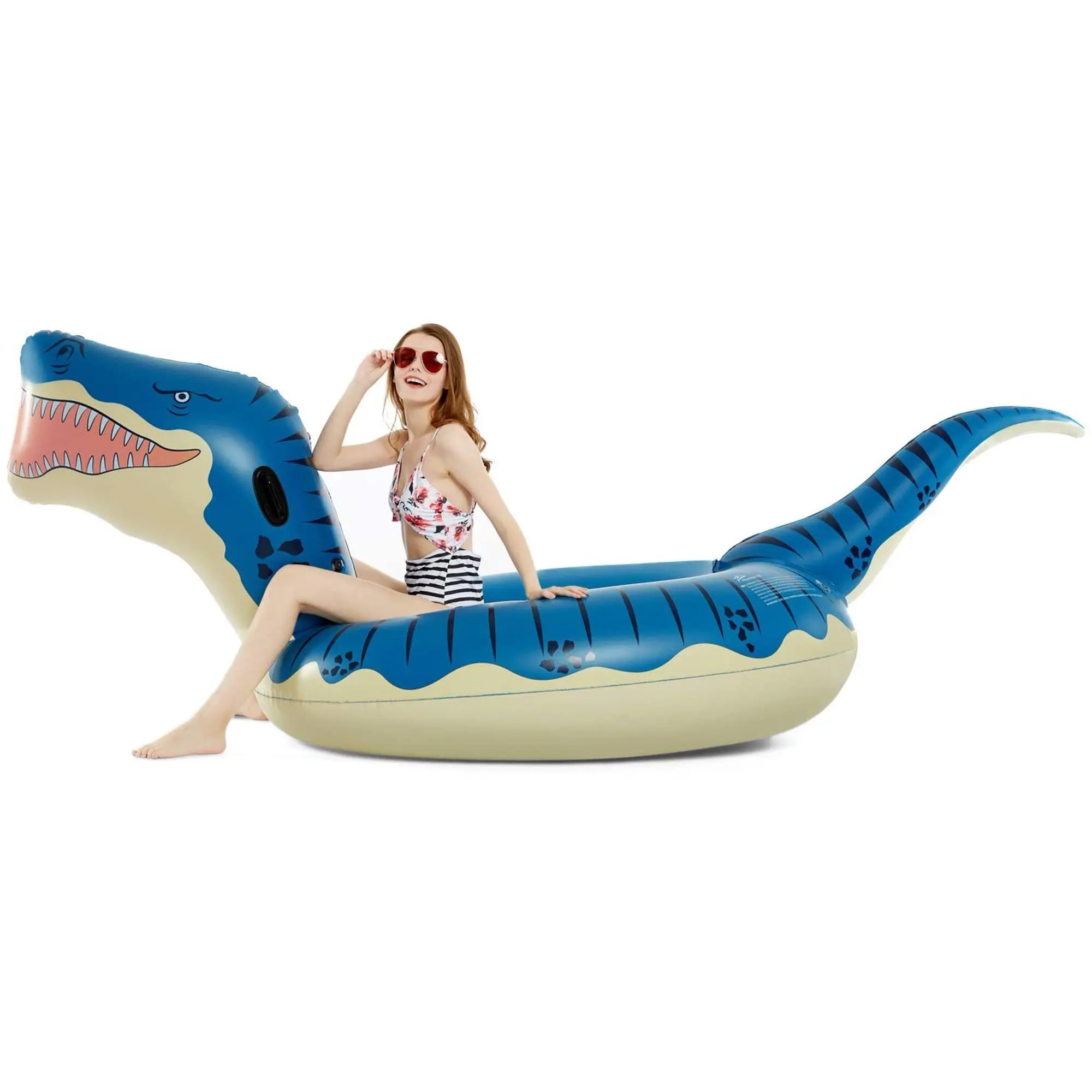 Inflatable Dinosaur Pool Float Giant Trex Floatie Summer Beach Swimming Pool Inflatables Toys