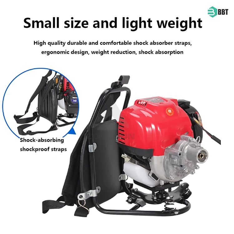 Electric Mini High Frequency Portable Powerful Backpack Power Concrete Vibrator for Concrete Moulds Machine