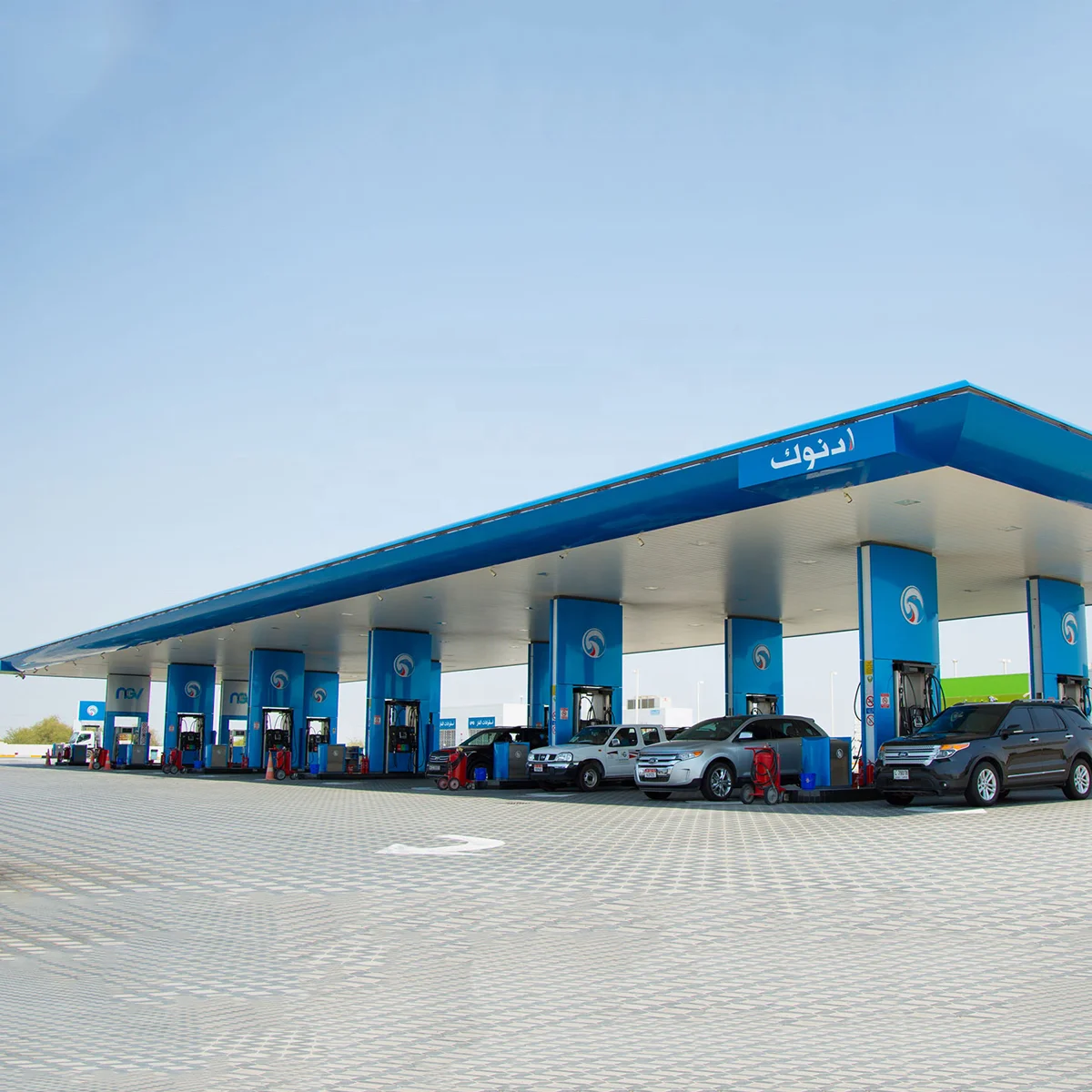 LF Steel Structure Space Frame Canopy Gas Station Price Gasoline Stations Designs