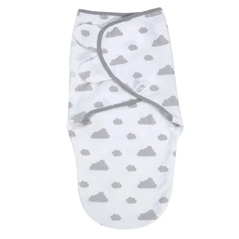 Biduole Baby Anti-Kick Swaddle Wrap Anti-Shock Printed Cotton