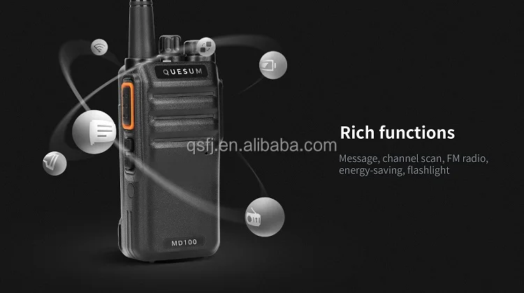 Quansheng waterproof IP67 two way radio DMR AES256 encryption radio walkie talkie