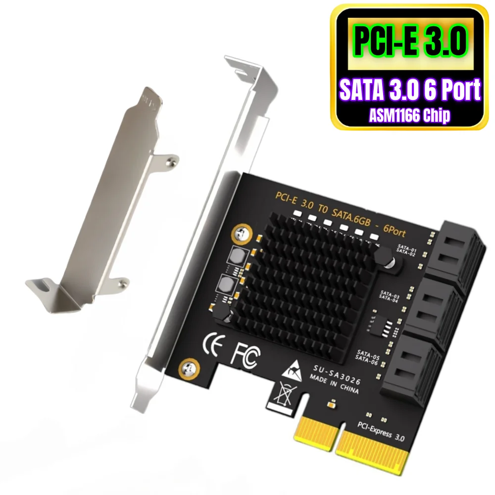 Scheda PCIe SATA - Scheda di Espansione PCIe SATA a 4 Scheda PCIe SATA - Scheda di Espansione PCIe SATA a 4