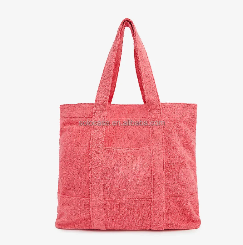 High Quality Terry Cloth Beach Bag