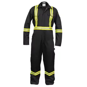 Factory Custom Industrial Work Sets Work Wear Men's Overalls Boiler Suit Coveralls Mechanic Construction  Fr Coverall Uniform