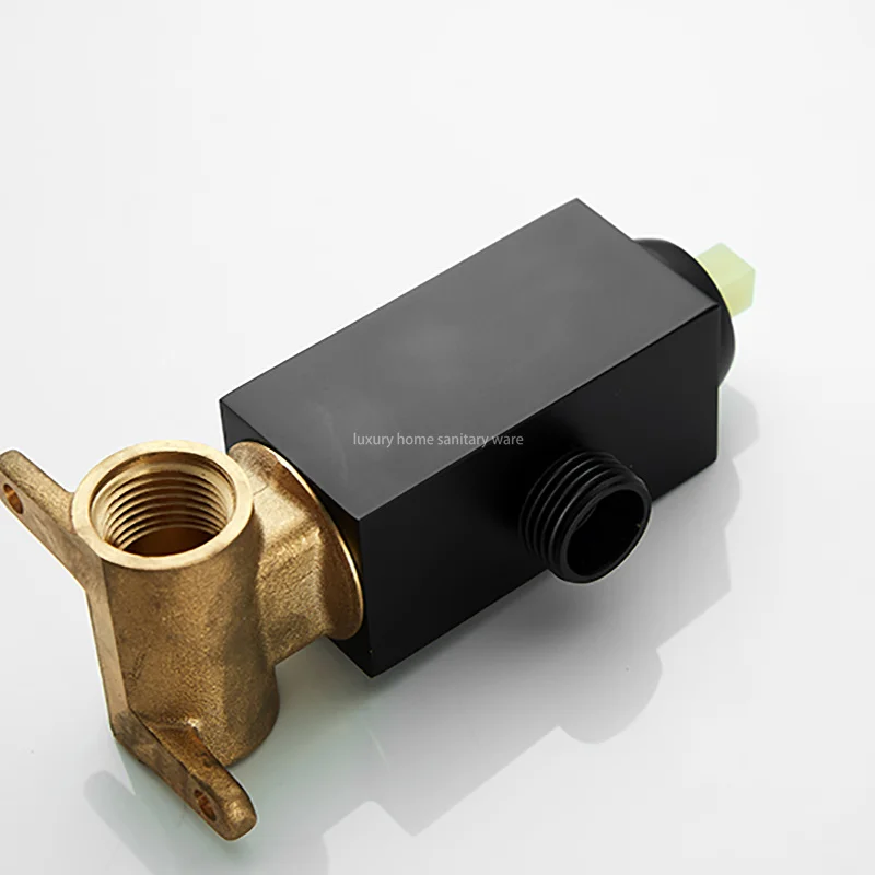 product factory direct selling simple black square bathroom bidet sprayer spray handheld bidet toilet sprayer kit-9