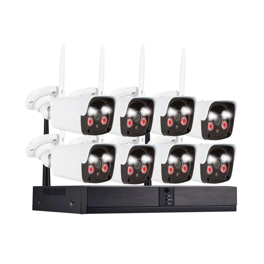 Wesecuu Home Surveillance Cctv Wireless System 5mp 8ch Smart Wifi Nvr Kit Indoor 8 Channel