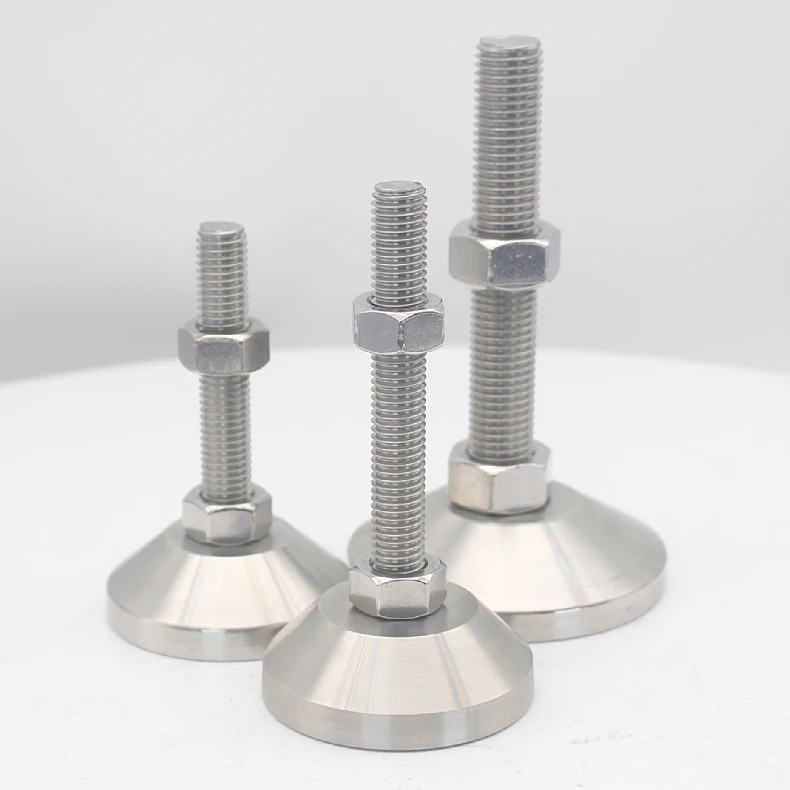 High Load Capacity Adjustable Metal Feet M16 Stainless Steel Adjustable