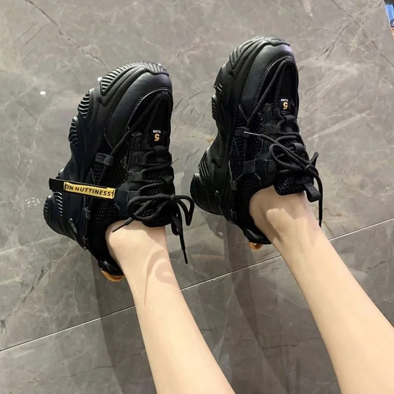 
 2021 New Fashion Women Sneakers Autumn Vulcanized Shoes Casual Sport Shoes lightweight Breathable Flat Sneakers Tennis Feminino  