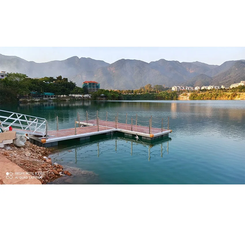 Concrete Floating Dock with Steel 4m Floating Dock System Aluminum Marine Good Price Floating Pontoon