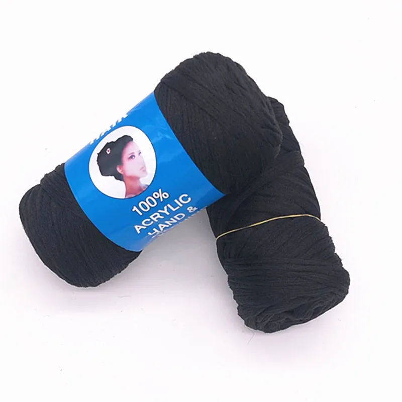 Brazilian Wool Hair 100% Acrylic Black 80g