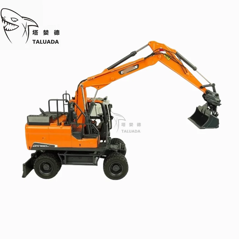 1/50 DOOSAN DX160W ホイールショベル ミニカー 1/50 Doosan DX160W Wheel Excavator 