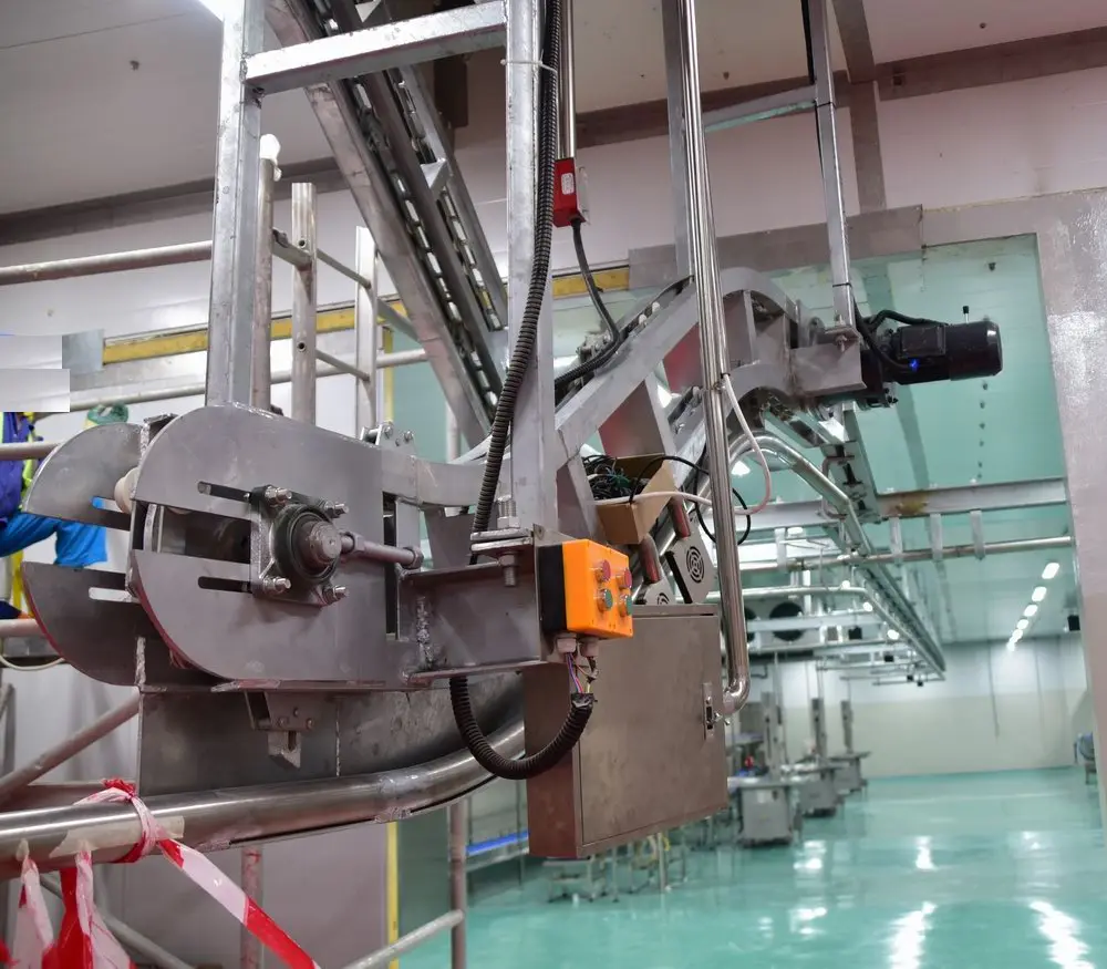 Complete set of pig slaughterhouse production pork slaughtering line machine