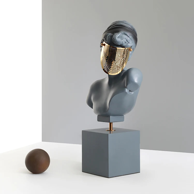 Abstract Art Sculpture Large Modern Famous Venus Head Sculpture for Hall Decoration