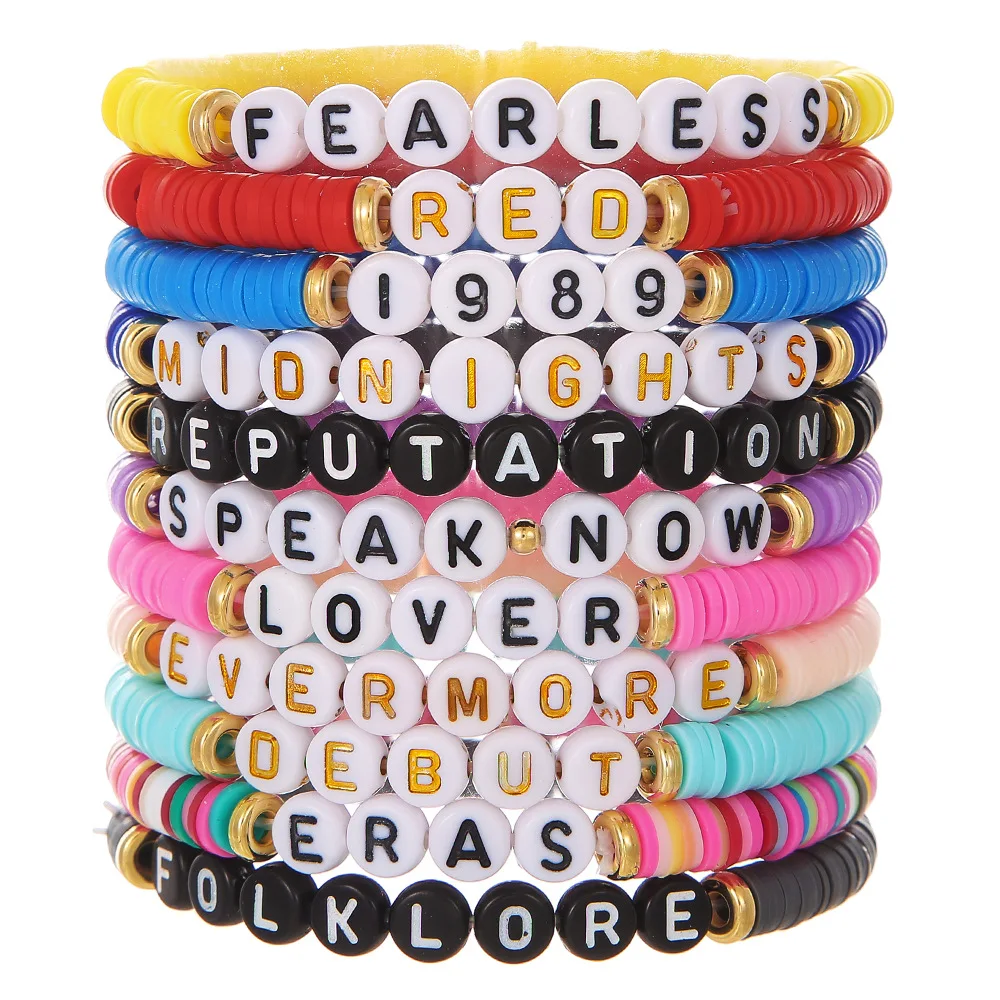 Taylor Speak Bracelet Set, 11-Piece Now swift friendship bracelets Set ...