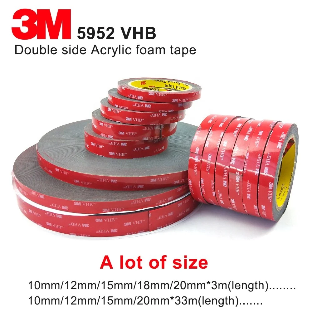 3M 5952 VHB Tape / 45-mil / Heavy Duty Mounting