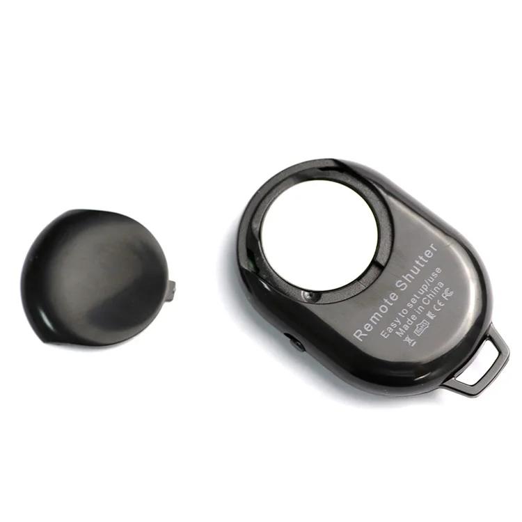 Télécommande Bluetooth Smartphone – Déclencheur Photo à Distance – Compatible iOS & Android – Jusqu'à 10 m – Noir