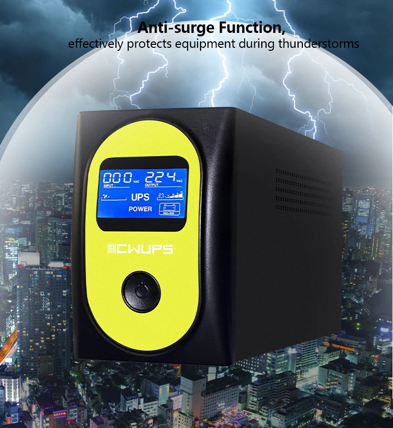 Computer Ups Portable Power Bank Computer 24vac 850va 480w Smart Power Offline Ups Power Supply