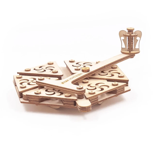 Laser Cutting Model Assembly DIY Kit Mechanical 3D Wooden Puzzle for Teens  Logical Brain Teaser IQ Test Mind Game Toys STEM Toy