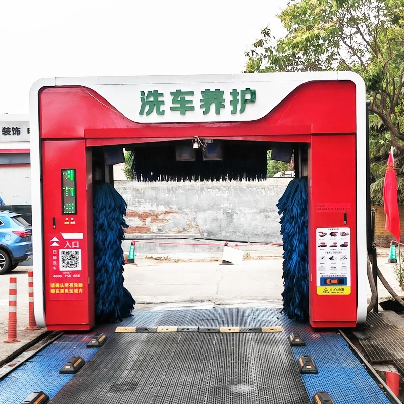 Shinewash Roller Automatic Car Washing Machine with 5 Brushes Machine Price Fully Automatic Car Wash Equipment Parts