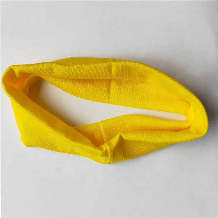 Лучшее качество, новый стиль, спортивная повязка на голову из спандекса на заказ