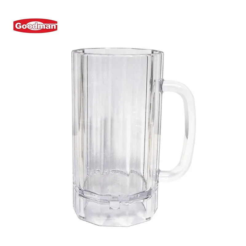 Bar service drinkware cocktail cup plastic wine glasses custom  glass beer mug supplier