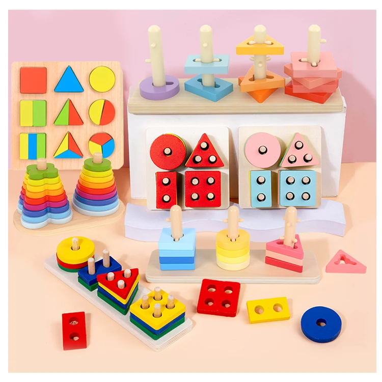 Children Math Game Learning Kids Educational Wood Toddler Montessori ...