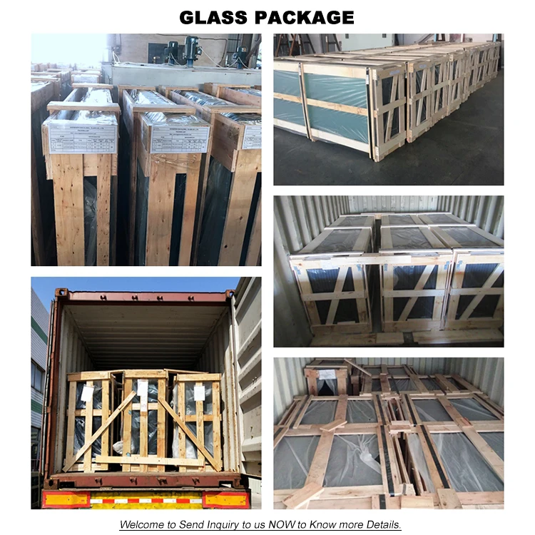 Architectural Flat & Curved Transparent Clear Glass 3mm-19mm Thickness for Outdoor & Bathroom Applications