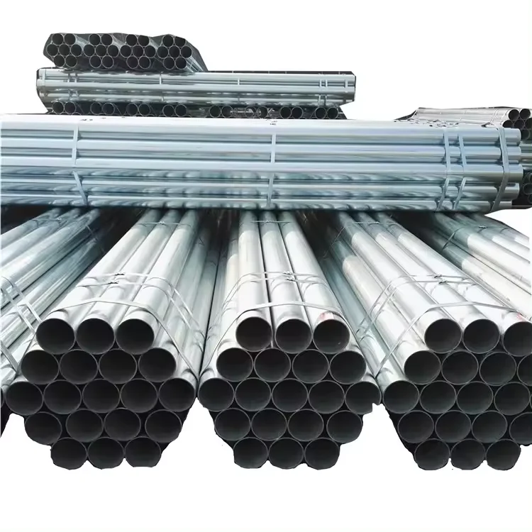 ທໍ່ galvanized Customized China high quality galvanized round pipe wholesales low price pre galvanized steel tube pipe