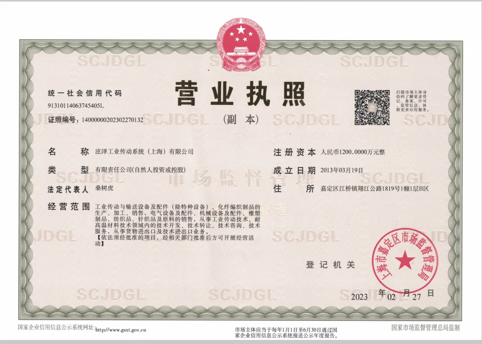 Company Overview Xuanze Industrial Drive Systems (shanghai) Co., Ltd.