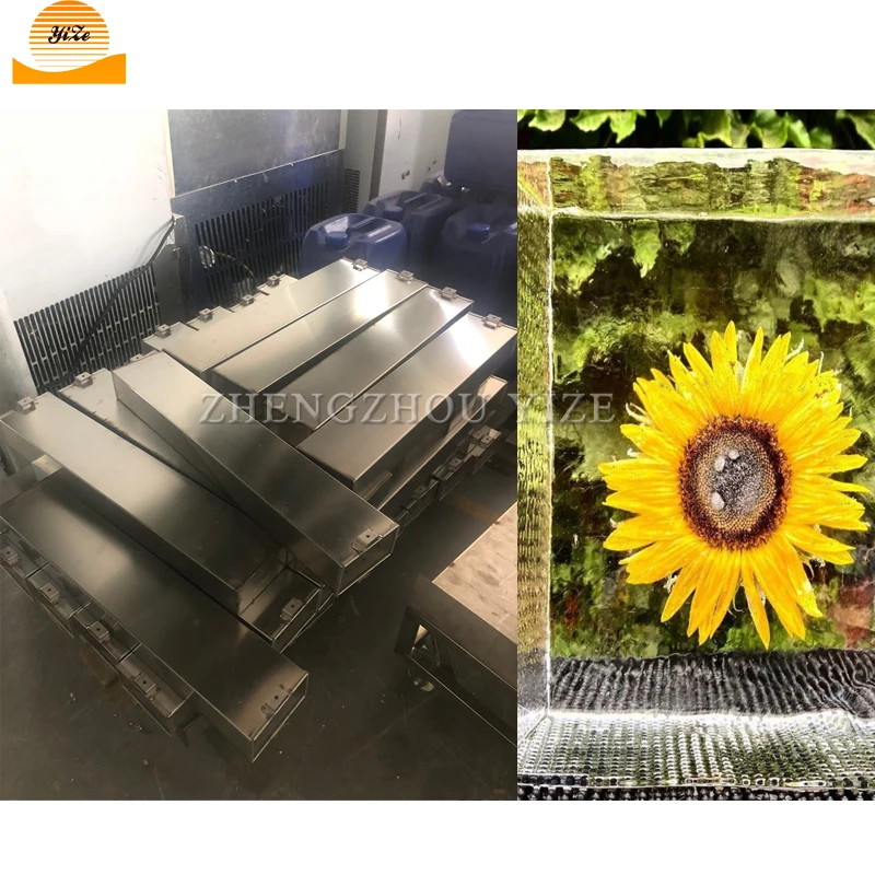 Industrial Big Capacity Block Ice Maker Machine Usa 2 3 Tons Small 500kg 1ton Ice Block Making Machine Price