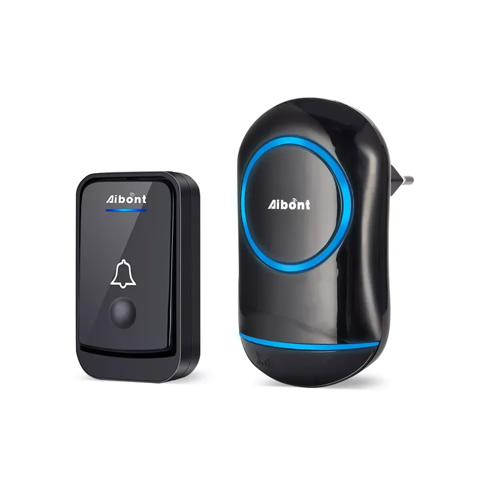 Беспроводной дверной звонок, 200 м, без проводов, кинетический дизайн