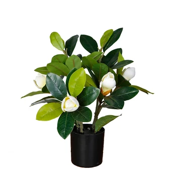 40cm fake tropical bonsai trees artificial magnolia orchid plant