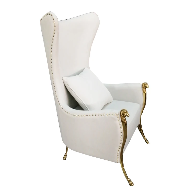 Luxury Living Room Chairs High Back Lounge Chairs Wing Chair Armchair