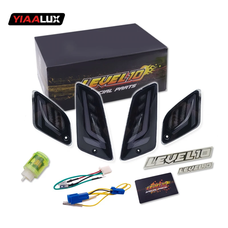 YIAALUX GSWL-LE Motorcycle Lighting System Turnlight Level10 Winkers for Vespa GTS 250 300 Turnlight