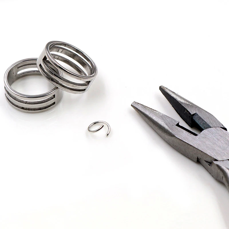 2 Outils Pour Anneaux De Saut - Ouvre/Fermoir Acier Inoxydable Pour Bijoux DIY