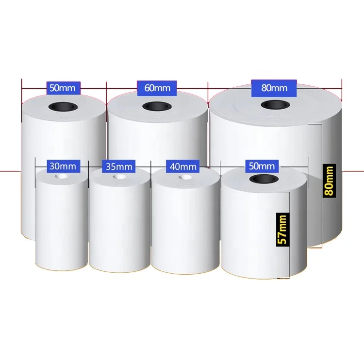 Kertas Struk Kasir Thermal 80x80mm Putih Jepara