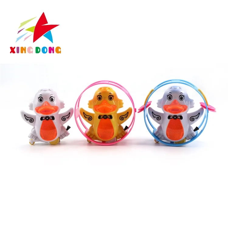 Cartoon animal play set funny toys pull line car for kids with light and hand bell