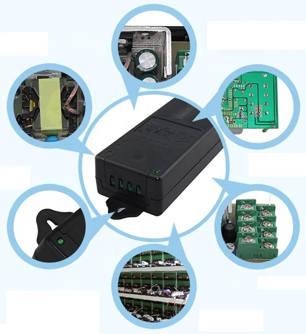 Адаптер питания для камеры видеонаблюдения с вилкой Стандарта EU/UK/US, 12 В